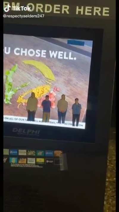 Weezer graffiti at the taco bell drive thru