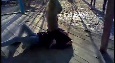 Backyard beatdown