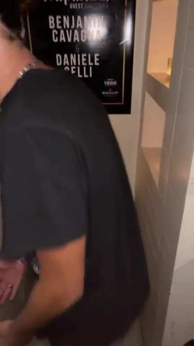 Hidden in bathroom