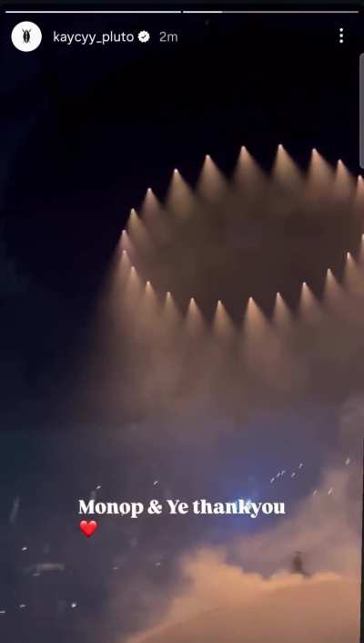 KayCyy was at Ye&rsquo;s latest concert at SoFi Stadium