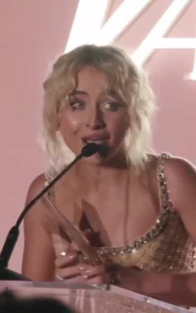 Sabrina&rsquo;s Variety Power of Young Hollywood acceptance speech  8/8/2024