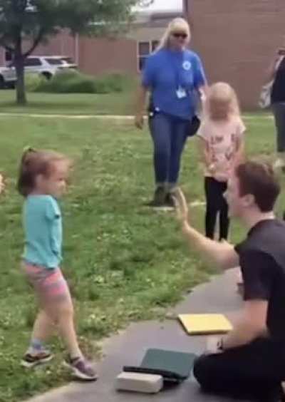Give her a hand