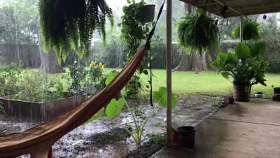 Off work today and get to enjoy some comforting rain from my favorite spot at my house. Happy Friday!