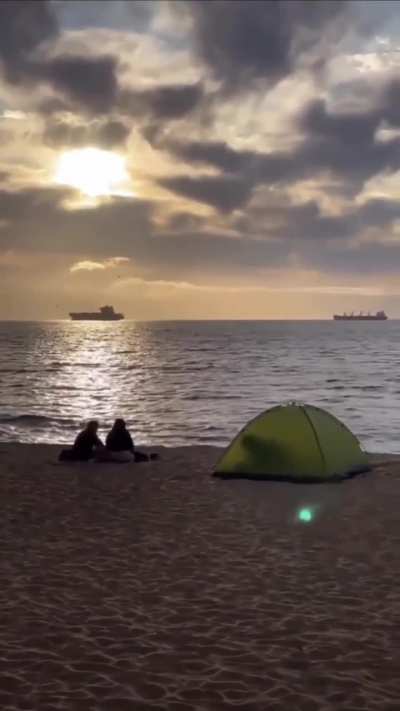 Relaxing sunset