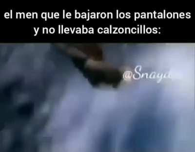 Y asi descubr&iacute; para que sirven los calzoncillos 👍