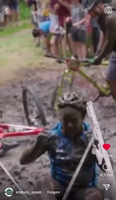 Mud diving