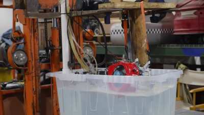 Running engines and water don't mix