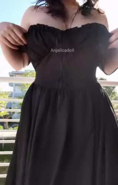 ops just revealed my tits to all the neighborhood..