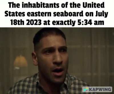 It's coming