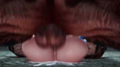 In typical fashion, Samus hasn't even been on the planet for more than an hour before she's locked in an unbreakable mating press and subjected to some brutish slamrape by the terrifyingly hung native fauna. [noname55]