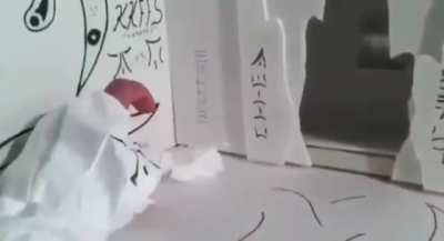 A battle between two skilled fighters