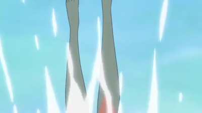 Nami nude swimming scene