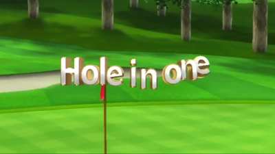Wii Sports Resort Golf - 3 Holes (Classic A) -7 (World Record!)