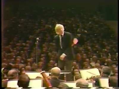 Danny Kaye conducting "Flight of the Bumblebee" for the New York Philharmonic Orchestra, 1981