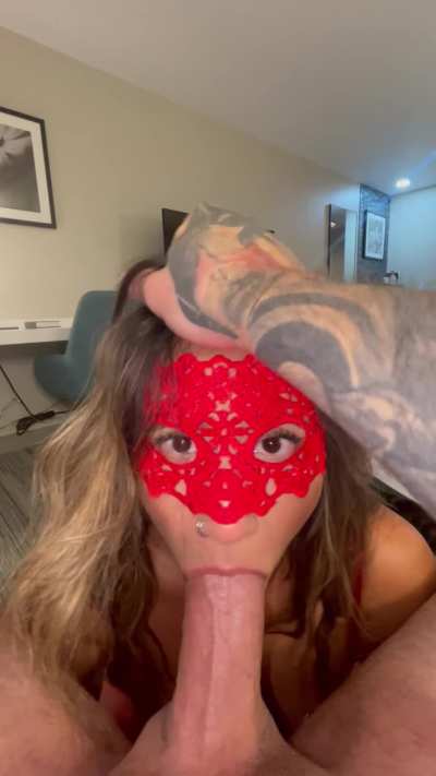 There&rsquo;s something sexy about a Hotwife only able to make it halfway down her bulls cock before it gags her completely