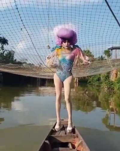 HMC while I stand on a boat