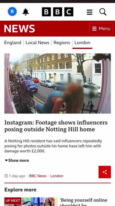 Your home is for my "influencing"