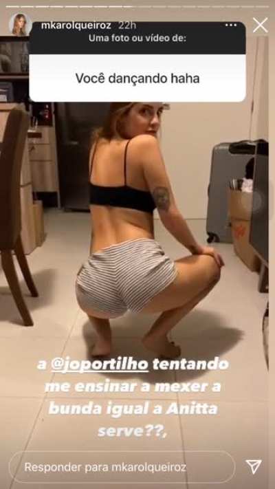 Karol Queiroz brincando com a nossa imagina&ccedil;&atilde;o