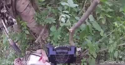 Ukrainian sabotage and reconnaissance group ambush Russian troops in Kreminna forest [Enemy visible]