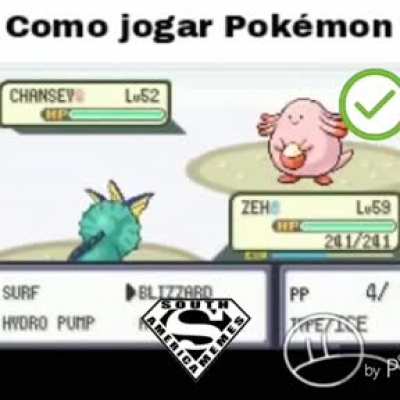 Como Jogar Pok&eacute;mon (Errado - Certo)
