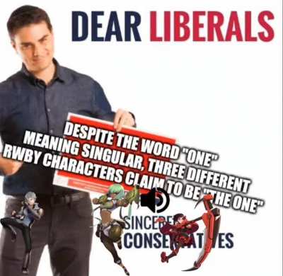 the glorious bosom of Benjamin Shapiro's direct female relative