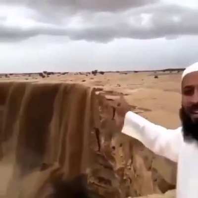 &ldquo;Sandfall&rdquo; in Saudi Arabia