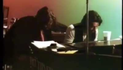 Paul and Ringo play the piano together. (Clip from the &ldquo;Let it Be&rdquo; film)