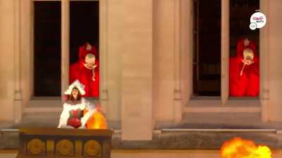 Two contrasting attitude towards Monarchy. London's 2012 Olympics Opening Ceremony vs Paris 2024