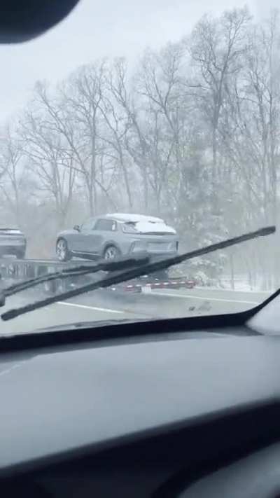 Everywhere in Michigan. Probably the fourth truck I&rsquo;ve seen carrying these things!