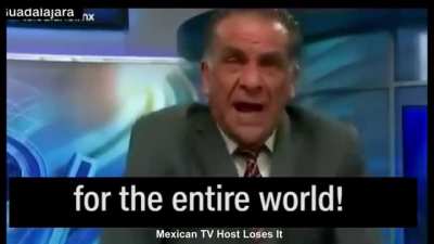 Mexican TV Host Loses It