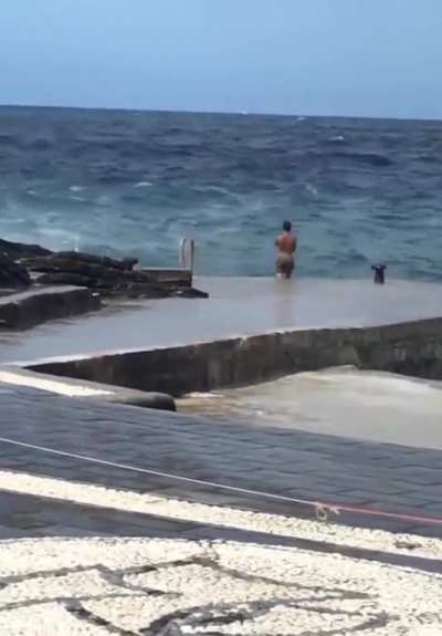 Catching a wave