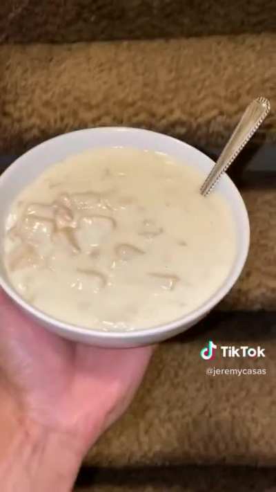 The soup be hot