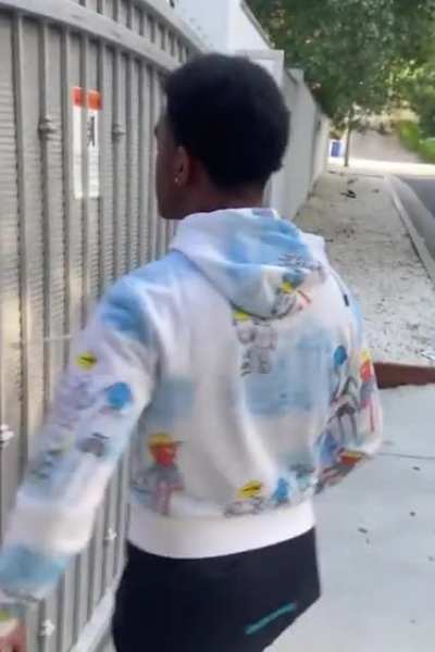 GBO Gaston actin a fool outside of Adam22's house