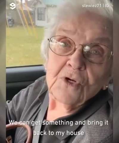 A savage Grandma