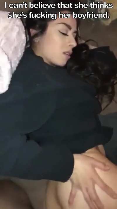 Sister thinks that it&rsquo;s her boyfriend she&rsquo;s fucking, but it&rsquo;s her brother instead.