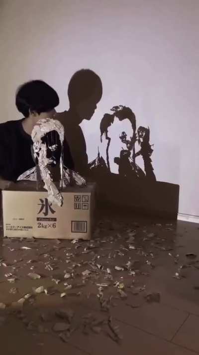 SHADOW ARTIST SHOWS OFF"(source link in description)"