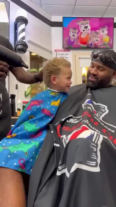 First time at the barbershop