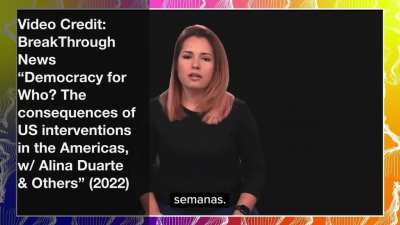 &ldquo;Designed to promote regime change. An embargo they say is directed at the government, but makes harder, if not impossible, to for a three year old toddler to get a liver transplant that can save her life.&rdquo; - Cuban Journalist Cristina Escobar Dominguez