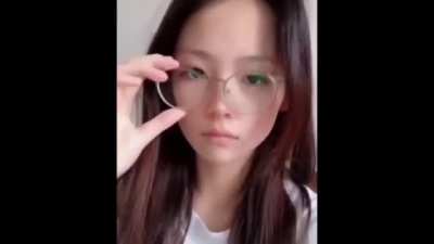 Take off your glasses