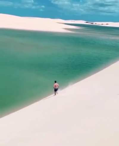 The Brazilian desert lagoons, Len&ccedil;&oacute;is Maranhenses