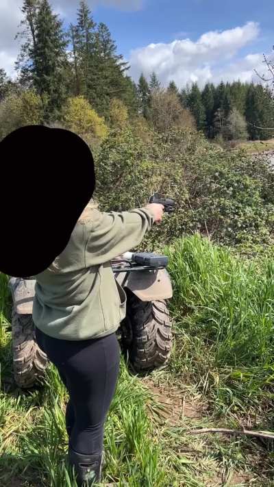 Nice day to go shooting
