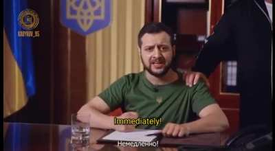 ru pov. Ramzan Kadyrov mocks President of Ukraine Volodymyr Zelenskyy.
