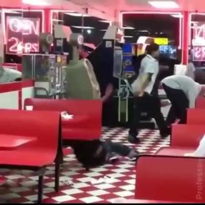 3rd degree krav maga grand slam world champion takes outs guy with a, “reverse open palm strike”