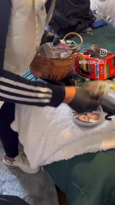 Actress Tisha Campbell going through her father's belongings after his passing 