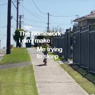 I will do it tomorrow before i go to school