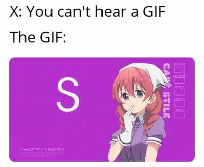 I hear it