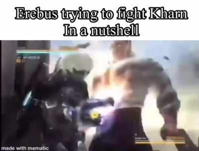 The little fucking dweeb couldn&rsquo;t even touch Kharn
