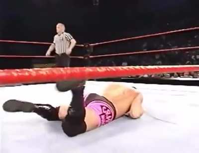Terri jumps off top rope