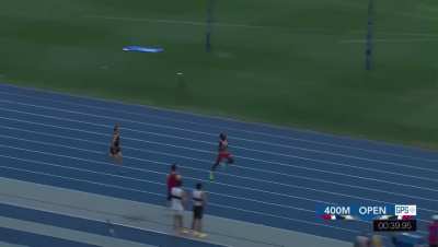 Gout Gout runs the 400m at GPS Champs
