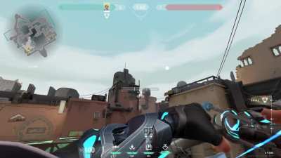 Fun Fact: Sova says "Trickshot!" or "Any Angle" if you break anything with a 2 bounce shock dart, even if you broke your own recon.